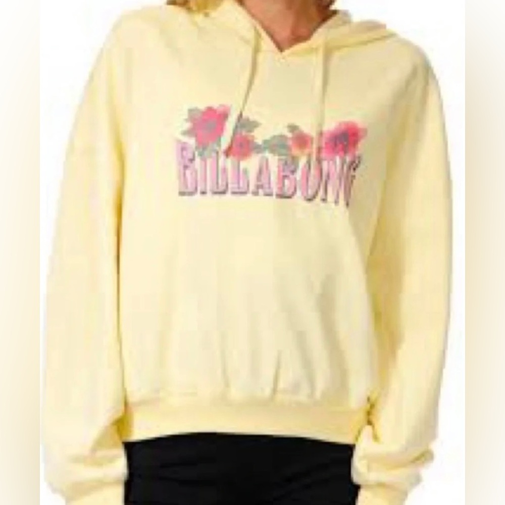 Billabong Floral Logo Tropical Feelings Pullover Hoodie